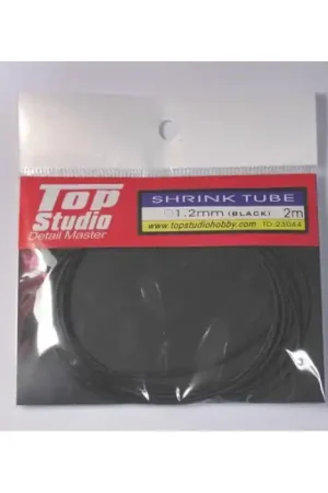 Offre Du Jour Top Studio TD23044 1.2 mm Shrink Tube (Black / 2 m)