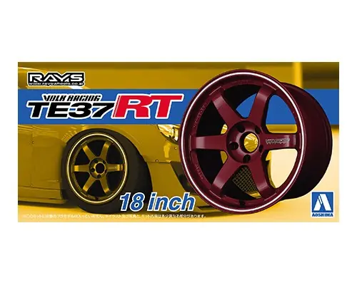 Aoshima 05302 Volk Racing TE37RT 18inch Solde