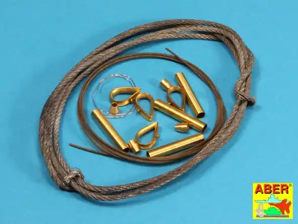 Aber 16030 Tow cables and track cable with brackets used on Tiger I, King Tiger and Panther Prix Promo