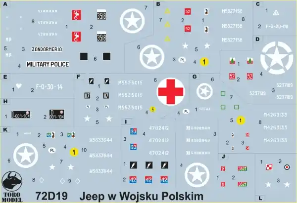 Achetez Aujourd'hui Toro Model 72D19 Willys Jeep w polskiej służbie
