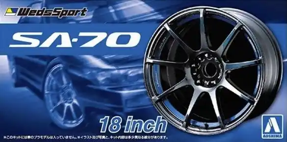 Aoshima 05463 Felgi Weds Sport SA-70 18 Inch Haute Qualité