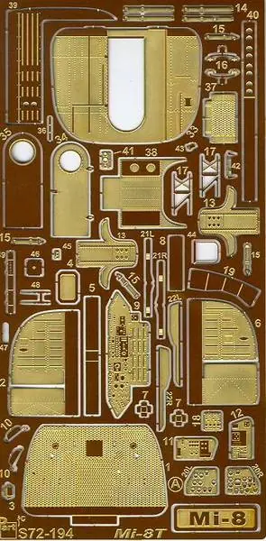 Part S72-194 Mi-8 interior vol.1 Zvezda Prix Choc