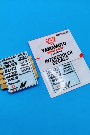 Seulement Aujourd'hui Yamamoto Model Parts TUN140 Intercooler Decal Set 1
