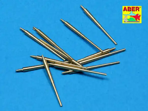 Aber 1-350L-012 Set of 12 pcs 150 mm barrels for German ships Bismarck, Tirpitz, Scharnhorst, Gneisenau Haute Qualité