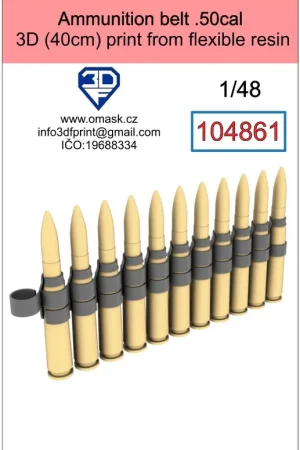 Acheter Direct 3DF 104861 Ammunition Belt .50 cal (3D-Printed)