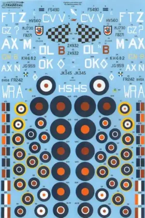 Xtradecal 72229 Fighters Over Africa and the Mediterranean Part 2 (11 schemes) Réduction