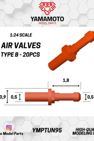 Yamamoto Model Parts TUN95 Air Valves Type B Offre Exclusive