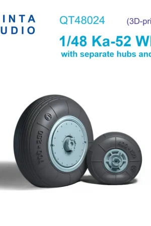 Achetez Aujourd'hui Quinta Studio QT48024 Kamov Ka-52 - Wheels with Separate Hubs and Weighted Tires (for Zvezda kits)