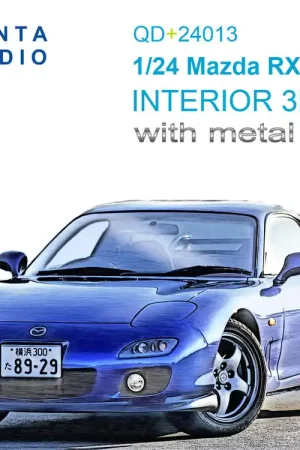 Acheter Direct Quinta Studio QD+24013 Mazda RX-7 FD - 3D-Printed & Coloured Interior on Decal Paper with Metal Sticker Parts (for Fujimi Kits)