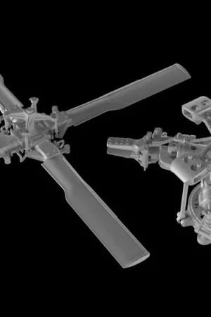 Metallic Details MDR48299 Sikorsky MH-60 / UH-60 and HH-60 - 3D-Printed Main and Tail Rotors (for ICM / Academy / Italeri and Revell Kits) Dernière Chance