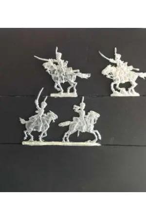 Dernier Modèle Figurine Plat d‘étain de hussards polonais.