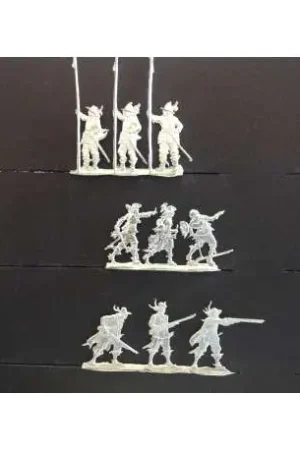 Commander Maintenant Infanterie guerre de 30 ans Plats d‘étain 30mm.