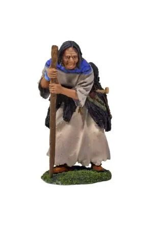 Commander Maintenant Figurine de collection Andrea Miniatures 54mm Toy soldier ,Vieille femme Indienne.