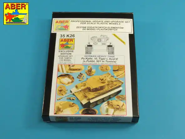 Aber 35K26 Tiger I Ausf. E PzAbt. 501 Tunezja Authentique