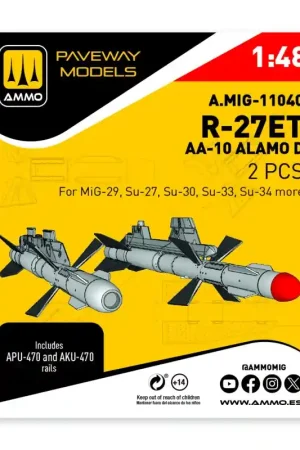 AMMO of Mig Jimenez 11040 R-27ET - AA-10 Alamo D (2 pcs / 3D-Printed) Prix Choc