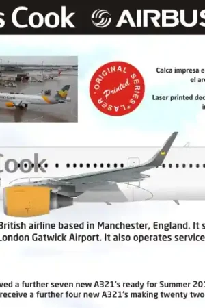 8aDecs 7909-364-200 Airbus A321 - Thomas Cook (2016) Must-Have
