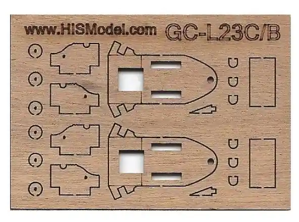 Vente Flash HiSModel GC-004B Guns Carriage for 32-pounder Carronades (2 pcs)