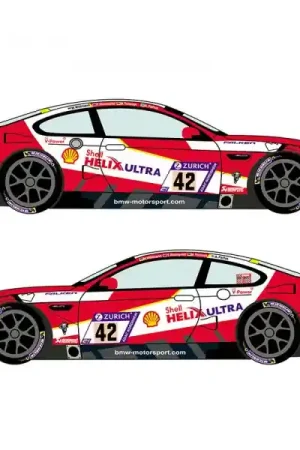 Racing Decals RDE24-030 BMW M6 GT3 - No.42 Adac Zurich 24th of Nurburgring 2017 (for NuNu and Platz Kits) Nouvel Arrivage