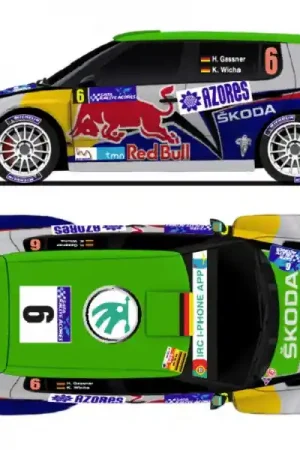Remise Racing Decals RDR-005 Skoda Fabia S2000 - No.4 / No.6 - Rally Sata Acores 2012 / Rally Islas Canarias 2012