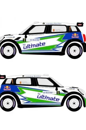 Prix Réduit Racing Decals RDR-007 Mini John Cooper Works S2000 - No.1 Rally Tour De Corse 2012