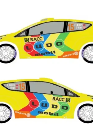 Racing Decals RDR-010 Ford Fiesta WRC - No.15 Rally RACC Catalunya 2011 Marque