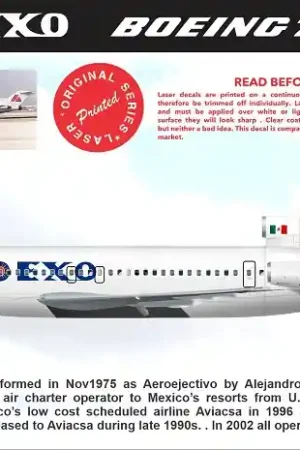 8aDecs 7909-35-200 Boeing 727-200 - Aeroexo Promotion