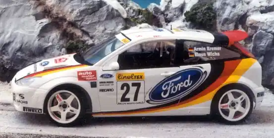 Authentique Renaissance TK24-124 Ford Focus WRC - Monte Carlo 2002 Kremer (for Tamiya Kits)