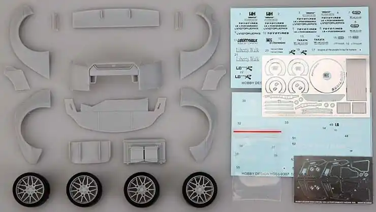 Achat Immédiat Hobby design HD03-0307 LB Performance Nissan R35 - Detail Up Set