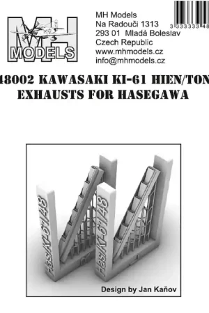 Prix Cassé MH Models K48002 Kawasaki Ki-61 Hien/Tony exhausts