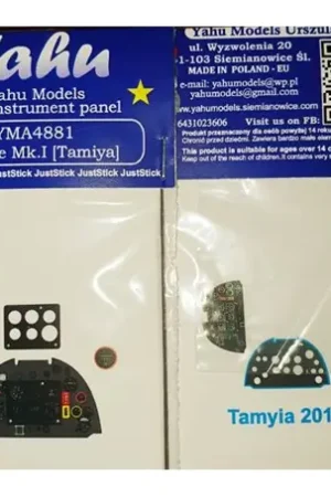 Yahu Models A4881 Spitfire Mk.I (Tamiya) Dernier Modèle