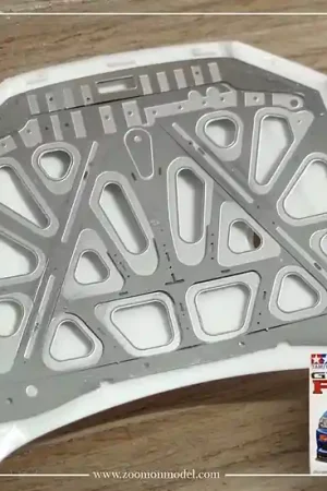 Certifié ZoomOn ZD135 Nissan GT-R R34 - Hood Structure (for Tamiya Kits)