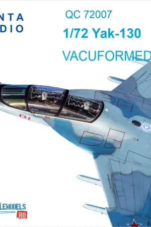 Nouvelle Collection Quinta Studio QC72007 Yak-130 - Vacuumed Clear Canopy with det.cord