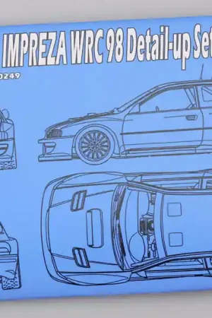 Must-Have Hobby design HD02-0249 Subaru Impreza WRC 98 - Detail Up PE Set (for Tamiya Kits)