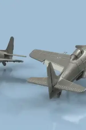 Commander Maintenant L‘Arsenal 2.0 3D700491 Grumman F8F-2 Bearcat unfolded wings - 3D printing (5 pcs)