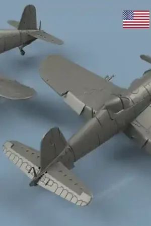 L‘Arsenal 2.0 3D350305 Vought Corsair F4 U-5 FN unfolded wings - 3D printing (5 pcs) Jusqu'à Épuisement Des Stocks