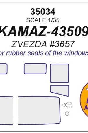 Achetez Aujourd'hui KV Models 35034 KAMAZ-43509 (ZVEZDA 3657)