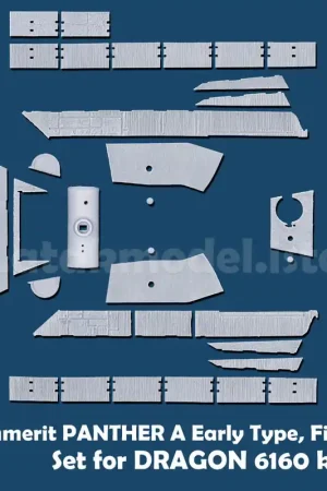 Marque Atak Model 35057 Zimmerit Panther A Early - Field Pattern (for Dragon 6160 kit.