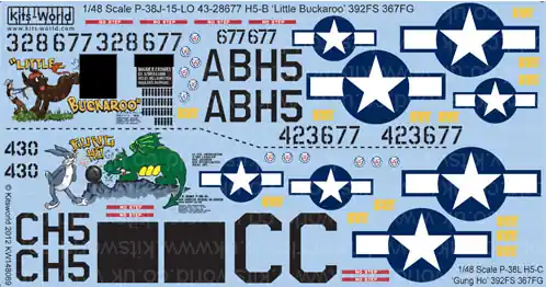 Achat Immédiat Kits World 148089 Lockheed P-38 J/L (‘Little Buckaroo‘ and ‘Gung Ho‘)