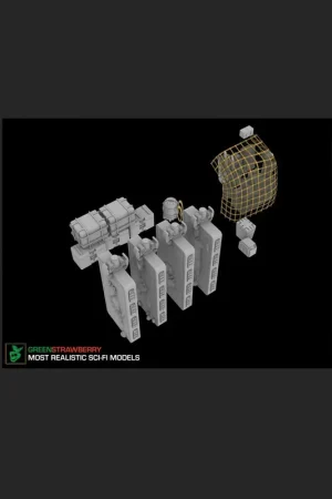 Green Strawberry 18222 Razor Crest - Cargo Stuff - Carbonites Vente Flash