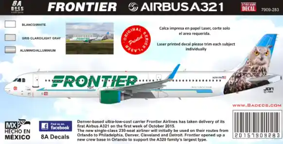 8aDecs 7909-283-144 Airbus A321 Otto the owl Achat Immédiat