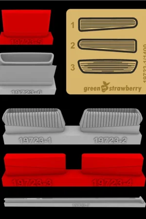 Green Strawberry 19723-1_1400 USS Enterprise NCC-1701-D Galaxy class - Impulse engines Retour Gratuit