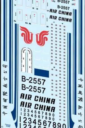 Meilleur Prix Flying Colors 44034 Boeing 767 - Air China (B-2557) (for Revell kits)