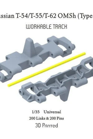 Top Vente ET Model P35-054 Sovviet T-54 / T-55 / T-62 - OMSh Workable Track Type 1