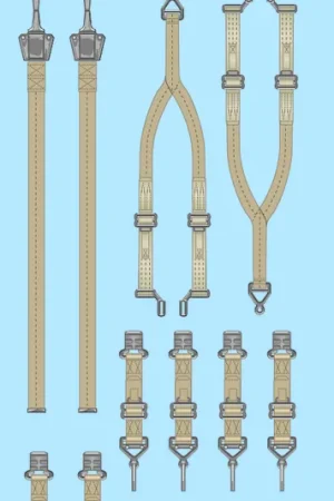 Kits World 3D132012 WWII USAAF Bomber - Boeing Flying Fortress B-17G​​​​​​​ Seat Belts Remise