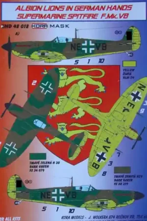 Pas Cher Kora Models KMD48018 Supermarine Spitfire F.Mk.VB Luftwaffe