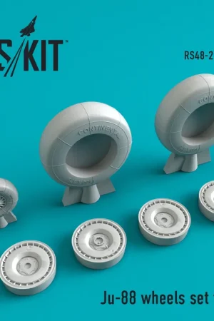 DISCONTINUED RES/KIT 48-0270 Ju-88 wheels set type 1 Prix Promo